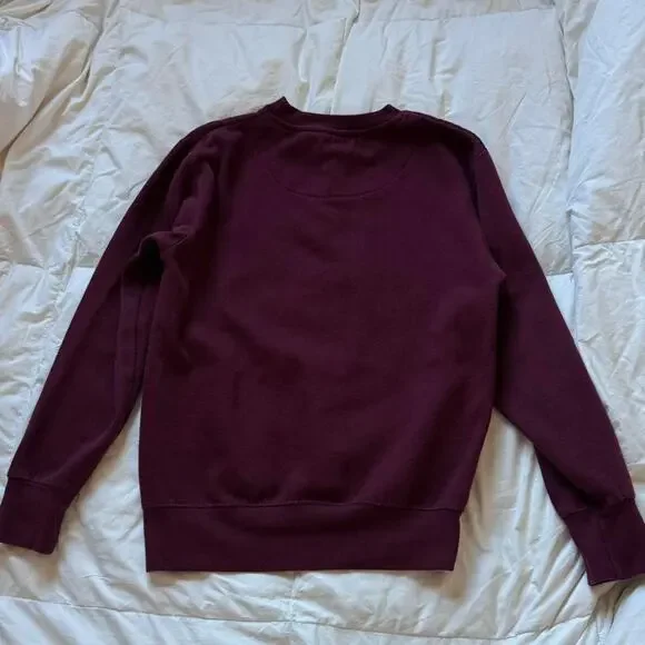 Official oxford university crewneck sweatshirt sz xs burgundy dark academia prep - Picture 6 of 8